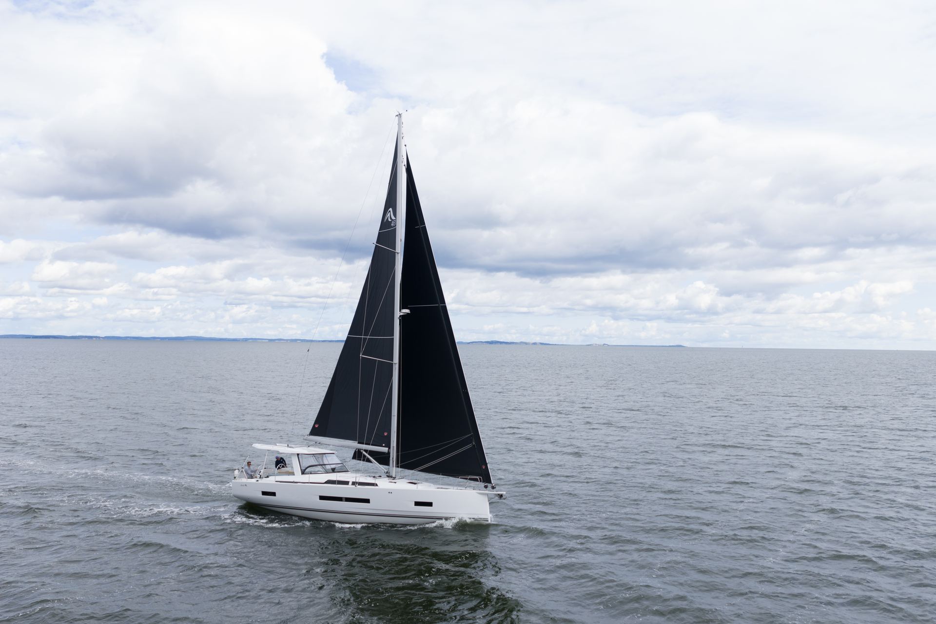 Hanse 461 sailing yacht under sail